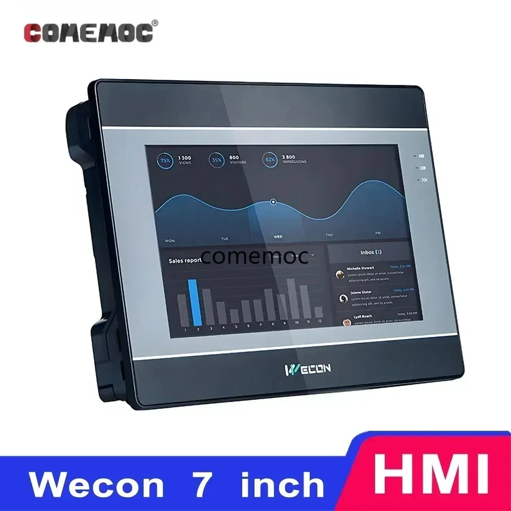 Wecon HMI 7 Inch 10 Inch HMI IN1071 IN1072 IN1073 IN1101 Human Machine Interface Industrial Display Screen