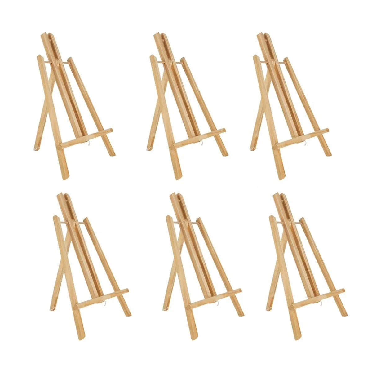 

SuperHot 6pcs 16 Inch Wood Easels,Easel Stand for Painting Canvases,Tabletop Display Easel,Painting