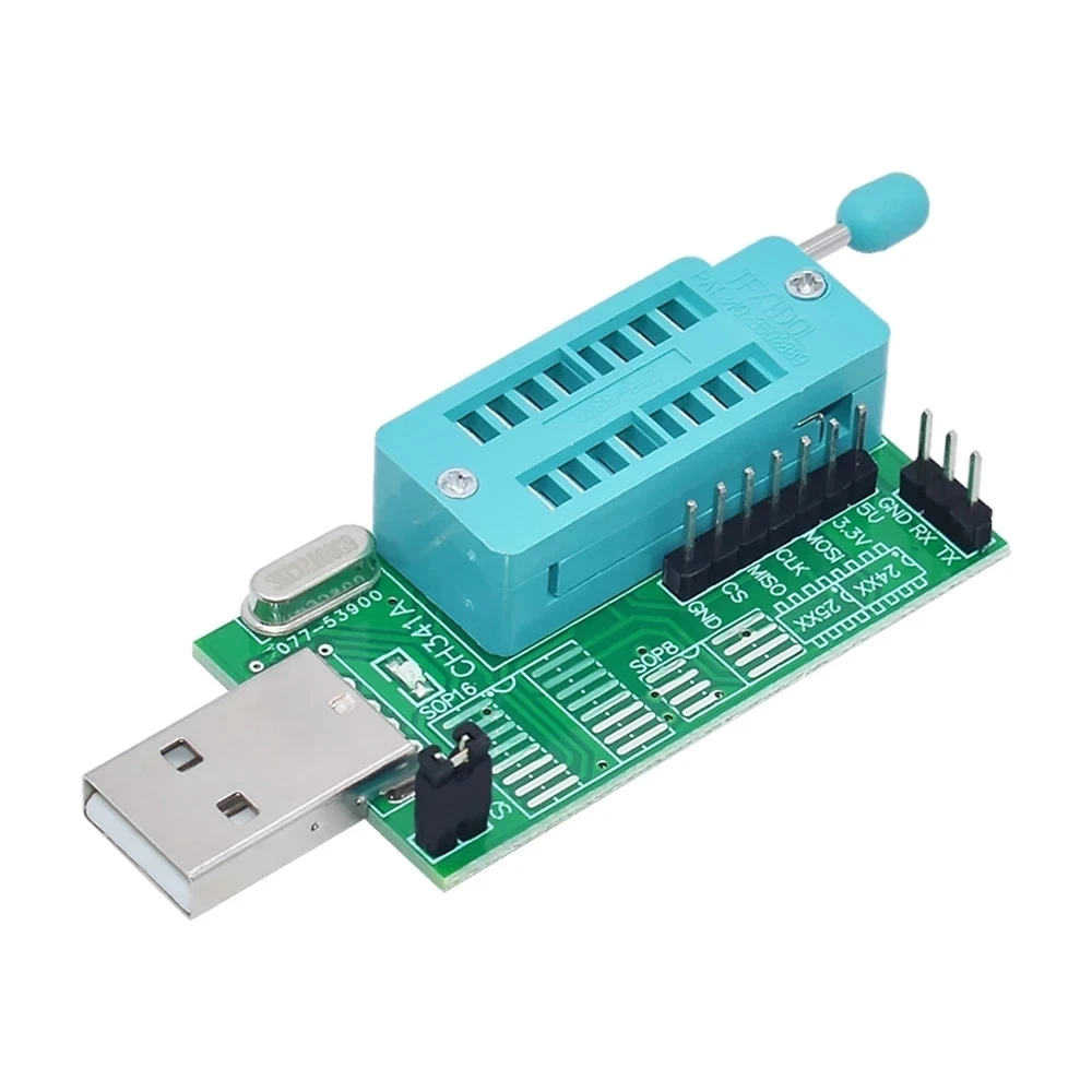 EQV Ch341A 24 25 yeniden programlanmış dvd yönlendirici biyo s fırça çok fonksiyonlu usb programmer100 % yeni orijinal