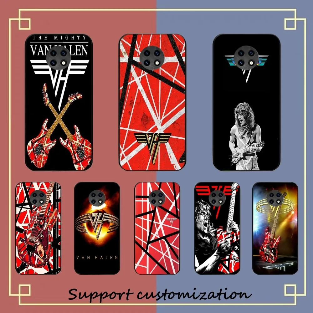 E-Eddie Van H-Halen Phone Case For Redmi Note 4 X 5 A 6 7 8 T 9 9S 10 11 11S 11Epro Poco M3 pro