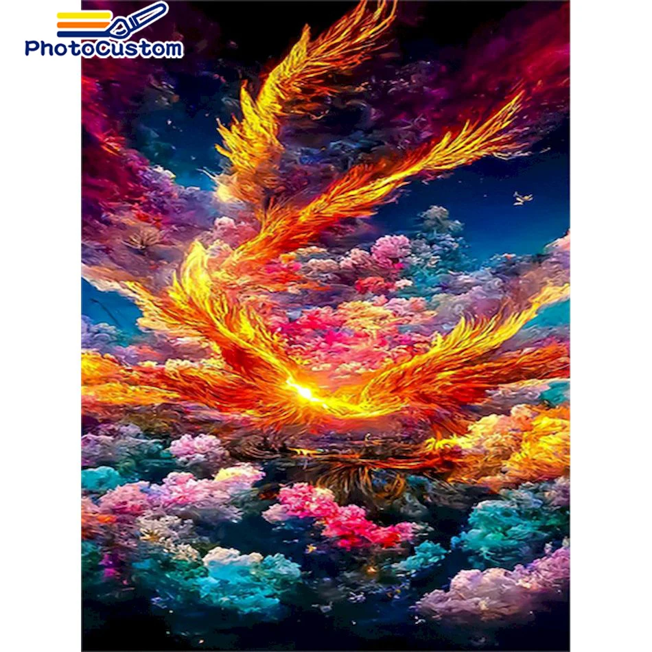 

PhotoCustom 5D Diamond Painting Kit hinestones Picture Diamond Set Scenery Mosaic Sale Cross Stitch Home Decor Embroidery Art Gi