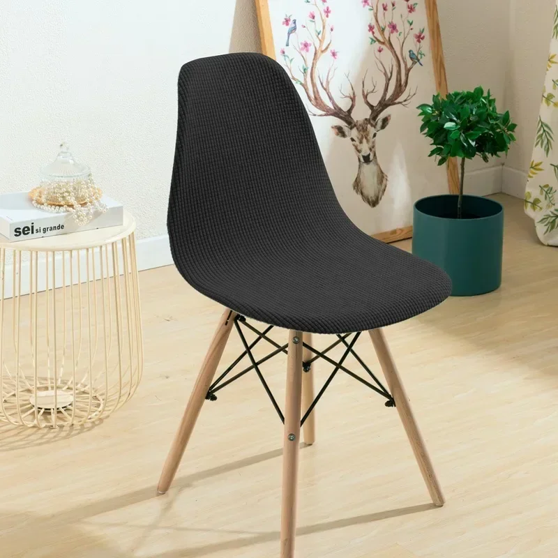 Elastic Shell Chair Cover Adjustable Chair Cover Short Back Scandinavian Chair Covers for Bar Party Waterproof dinning chairs
