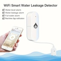 WiFi Water Leakage Sensor Tuya Smart Home Flood Leak Detector App Alarm Reminder Security Protection Water Level Sensor