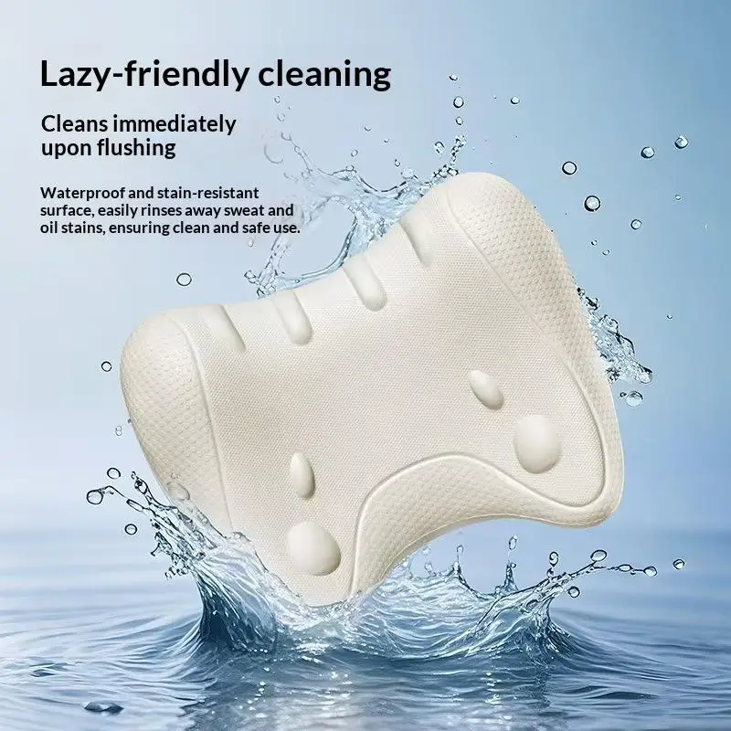 New Cervical Support Massage Pillow C-Shaped Contour Fatigue Relaxation Neck Shoulder Relaxer Multi-Purpose Use Acupressure