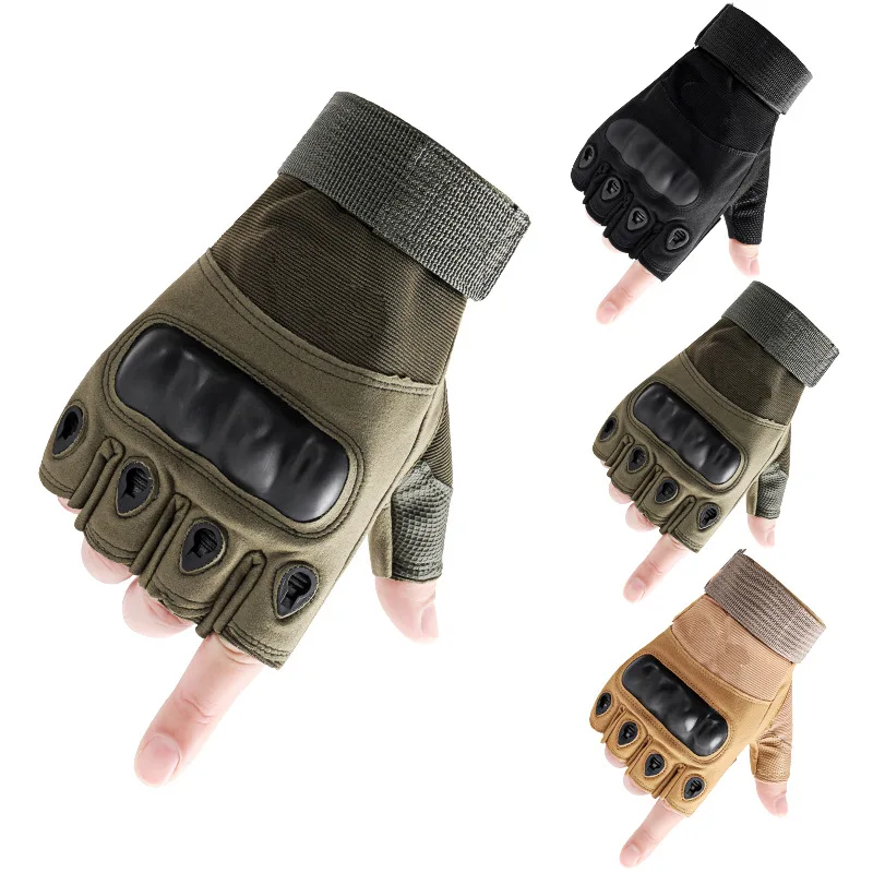 

Breathable Half Finger Gloves, Exercise, Anti-slip, Shockproof, Sports, Cycling,Fitness, Gym, Military Tactica, Motorcycle Glove