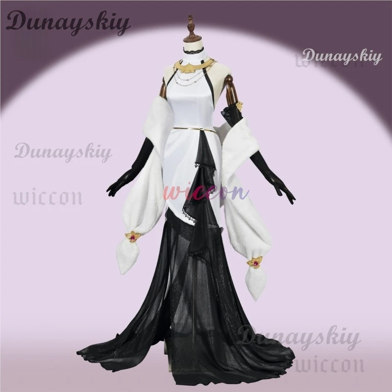 جينشين إمباكت ياي ميكو أزياء تنكرية رائعة لعيد موحد فستان سهرة شعر مستعار ملابس لعب الأدوار والحفلات