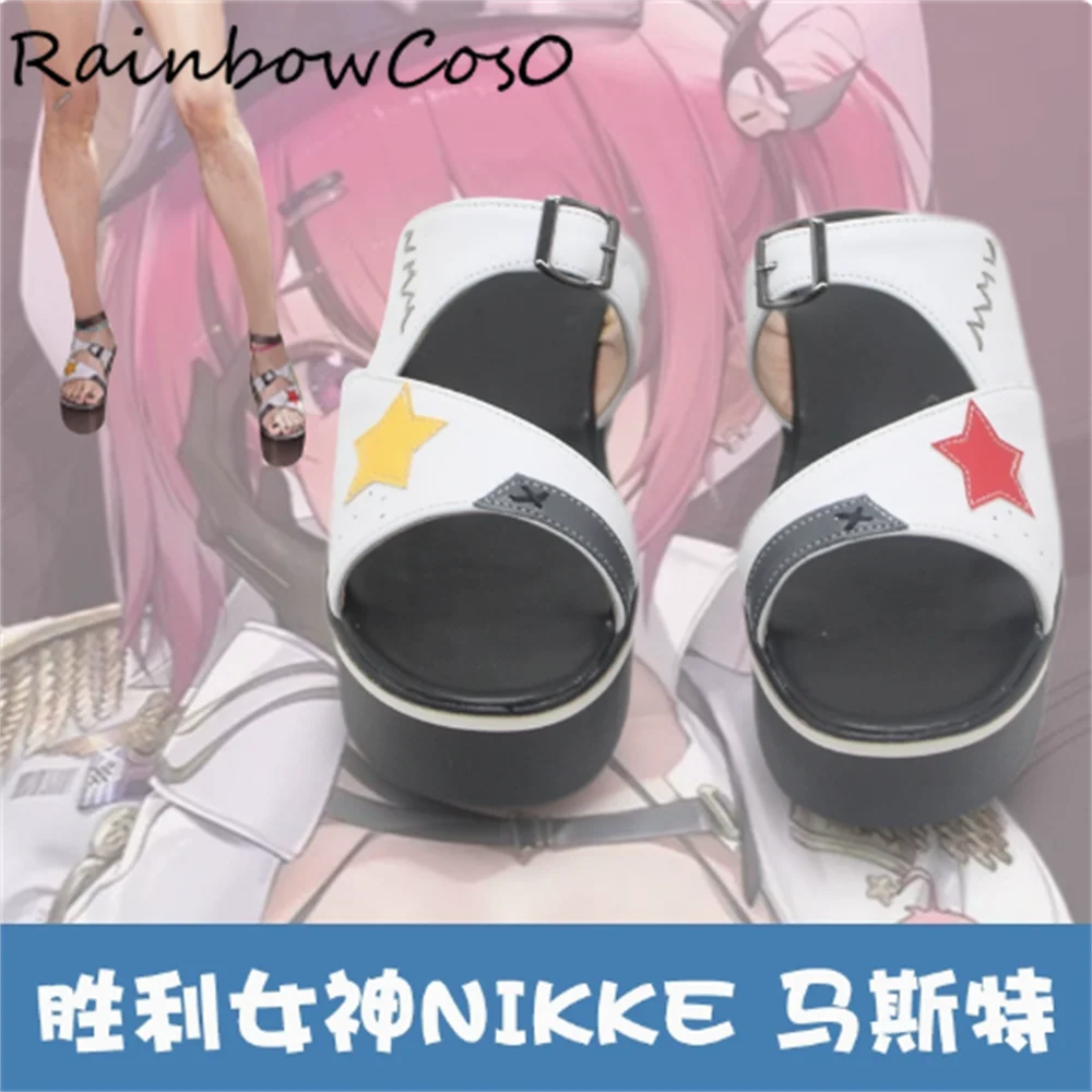 

Master Mast Nikke Обувь для косплея Сапоги Игра Аниме Хэллоуин Рождество RainbowCos0 W4540