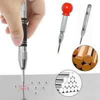 Automatic Center Punch Kerner Woodworking Metal Puncher Steel Hole Self Pin Mark Spring Loaded Dent Marker Hand Tool Carpenter