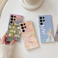 Taylor Merch Black You Are on Your Own Kid Silicone Case Clear for Samsung S30,S23,S21,S22,S20 Ultra,S20 FE Lite, S10,S9,S8 PIus