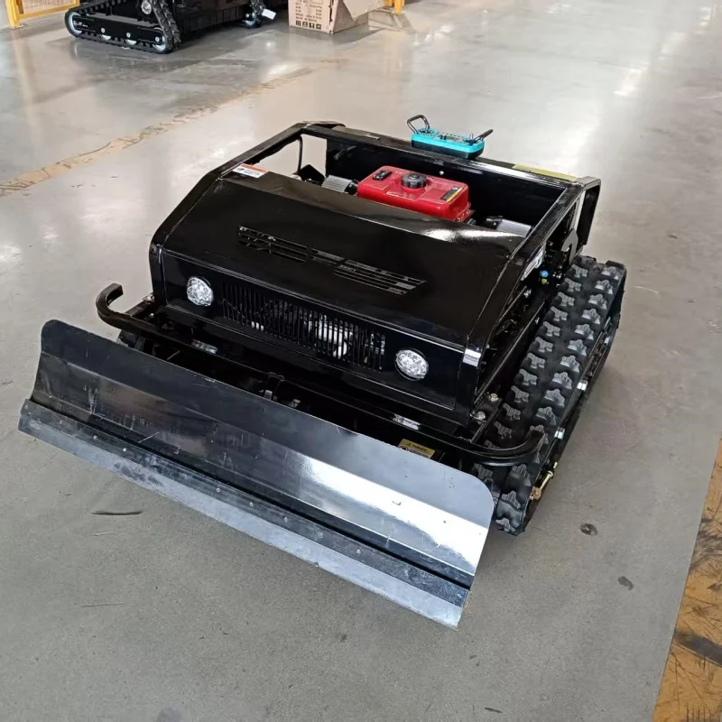 맞춤형 트랙 잔디 깎는 로봇, 탁월한 성능, 간편한 작동, 강력한 출력, 가정 정원 야외 사용에 적합