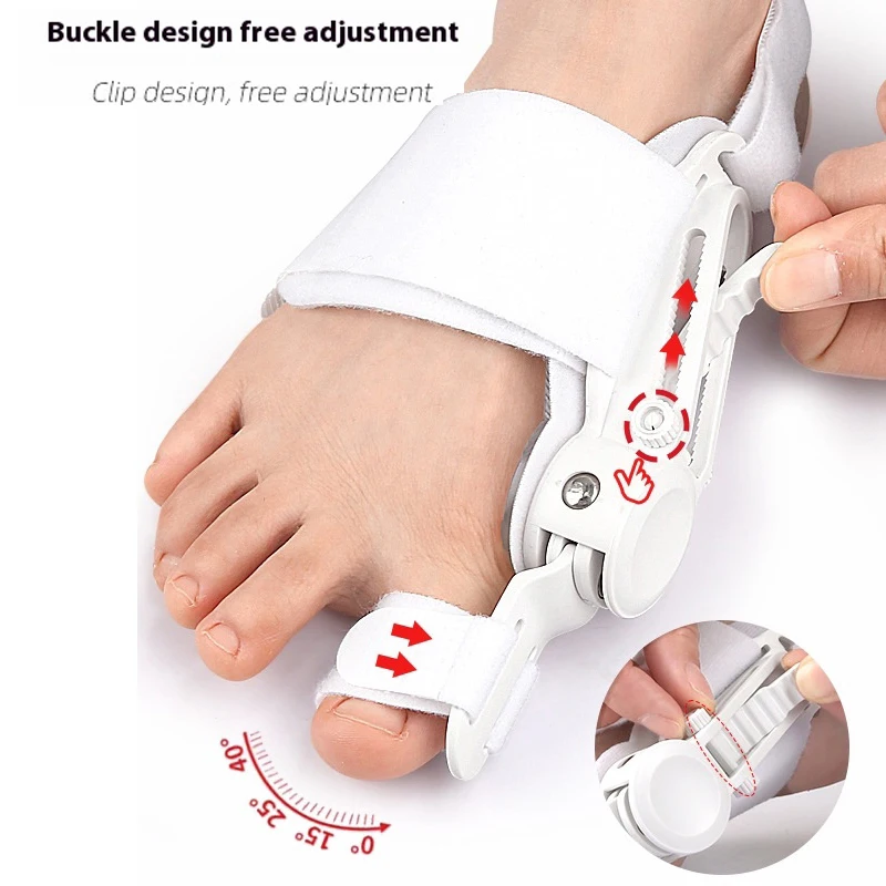 Adjustable Finger Toe Corrector Bunion Corrector Unisex Foot Hallux Valgus Braces Stretched Toe Separator Straightener Pedicure