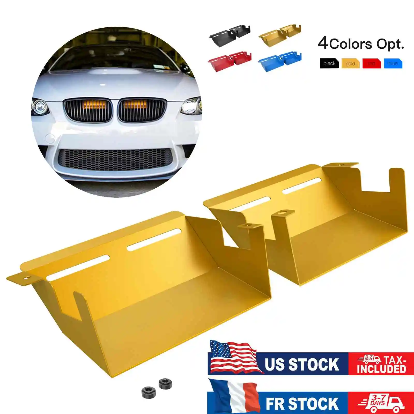 

BEVINSEE Air Inlet Scoops For BMW E90 E92 E93 323i 325i 328i 330i 335i 335d 2007-2012