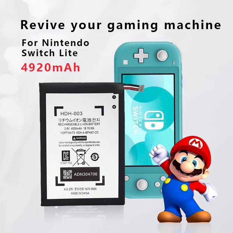 HDH-003 4920 ΠΌΠΡ 3,8 Π 18,7 ΠΡΡ Π‘ΠΌΠ΅Π½Π½Π°Ρ Π°ΠΊΠΊΡΠΌΡΠ»ΡΡΠΎΡΠ½Π°Ρ Π»ΠΈΡΠΈΠΉ-ΠΈΠΎΠ½Π½Π°Ρ ΠΏΠΎΠ»ΠΈΠΌΠ΅ΡΠ½Π°Ρ Π±Π°ΡΠ°ΡΠ΅Ρ Π΄Π»Ρ ΠΈΠ³ΡΠΎΠ²ΠΎΠΉ ΠΊΠΎΠ½ΡΠΎΠ»ΠΈ Switch Lite ΠΠ΅ΡΠΏΠ»Π°ΡΠ½ΡΠ΅ ΠΈΠ½ΡΡΡΡΠΌΠ΅Π½ΡΡ HDH-003 4920 ΠΌΠΡ 3,8 Π 18,7 ΠΡΡ Π‘ΠΌΠ΅Π½Π½Π°Ρ Π°ΠΊΠΊΡΠΌΡΠ»ΡΡΠΎΡΠ½Π°Ρ Π»ΠΈΡΠΈΠΉ-ΠΈΠΎΠ½Π½Π°Ρ ΠΏΠΎΠ»ΠΈΠΌΠ΅ΡΠ½Π°Ρ Π±Π°ΡΠ°ΡΠ΅Ρ Π΄Π»Ρ ΠΈΠ³ΡΠΎΠ²ΠΎΠΉ ΠΊΠΎΠ½ΡΠΎΠ»ΠΈ Switch Lite ΠΠ΅ΡΠΏΠ»Π°ΡΠ½ΡΠ΅ ΠΈΠ½ΡΡΡΡΠΌΠ΅Π½ΡΡ