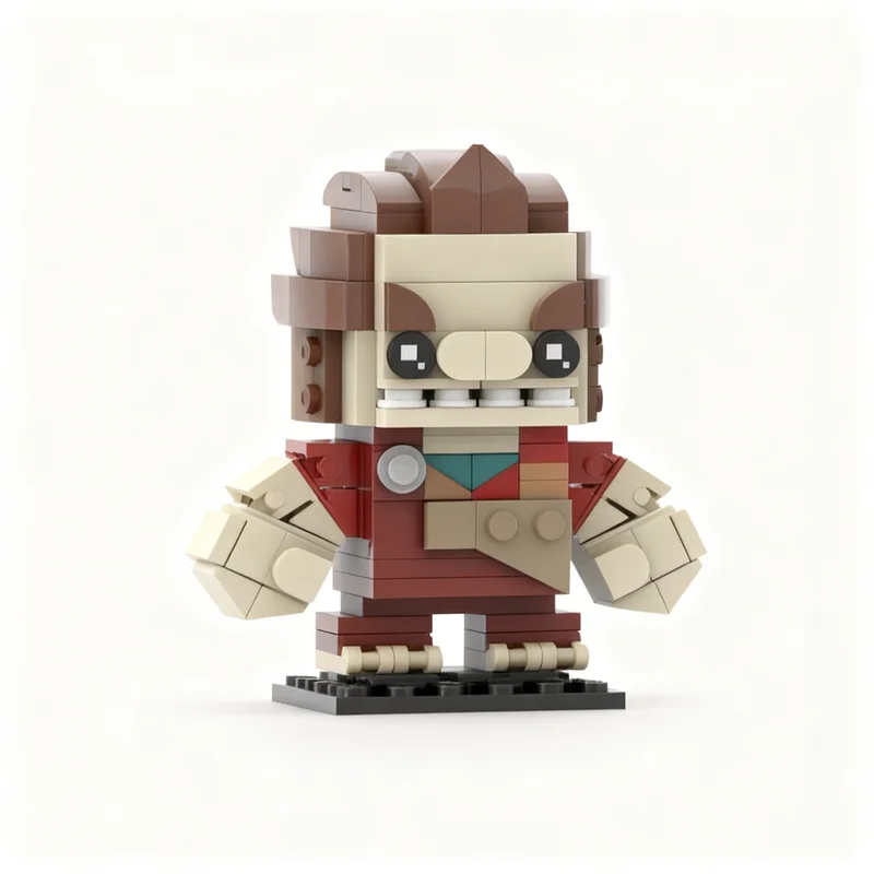 ตัวต่อ MOC Brickheadz 827 ชิ้น ชุด Wreck It Ralph ของเล่นตัวต่อสถาปัตยกรรม ของขวัญคริสต์มาส ไอเดียของเล่นเสริมพัฒนาการเด็ก