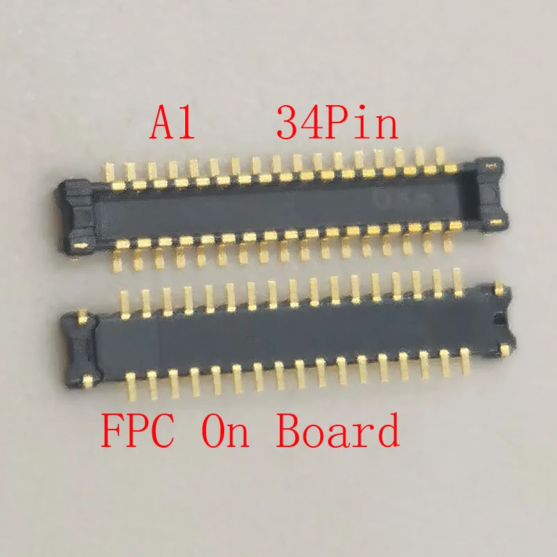 2-10Pcs Contact Lcd Display Flex FPC Connector Plug For Samsung Galaxy A T355 J3 2017 J330 J330F T280 T285 T350 SM-T351 34 Pin