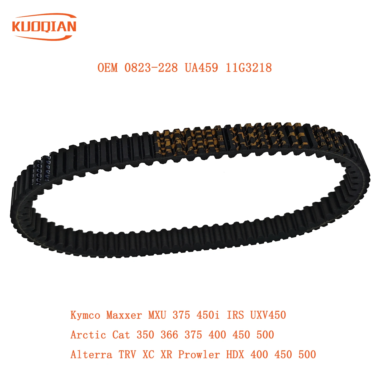 

Drive Belt Clutch V-Belt For Arctic* Cat 350 366 375 400 450 500 Alterra TRV XC XR Prowler HDX 400 450 500 0823-228 UA459 11G321