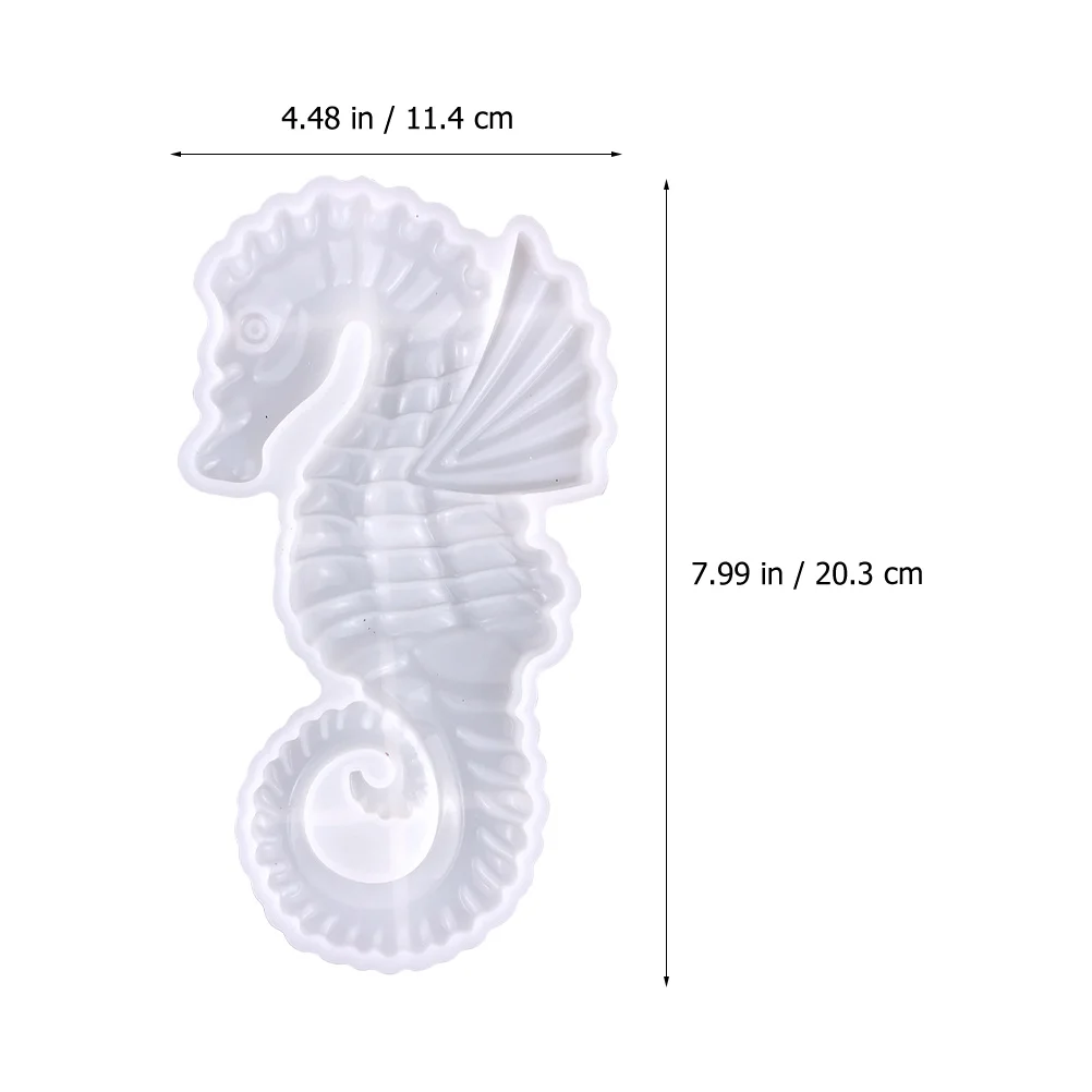 

Silicone DIY Sea Horse Mold Reusable Non Stick Flexible Epoxy Casting Mold for Wall Decor DIY Supplies Sea Horse Shaped Molds