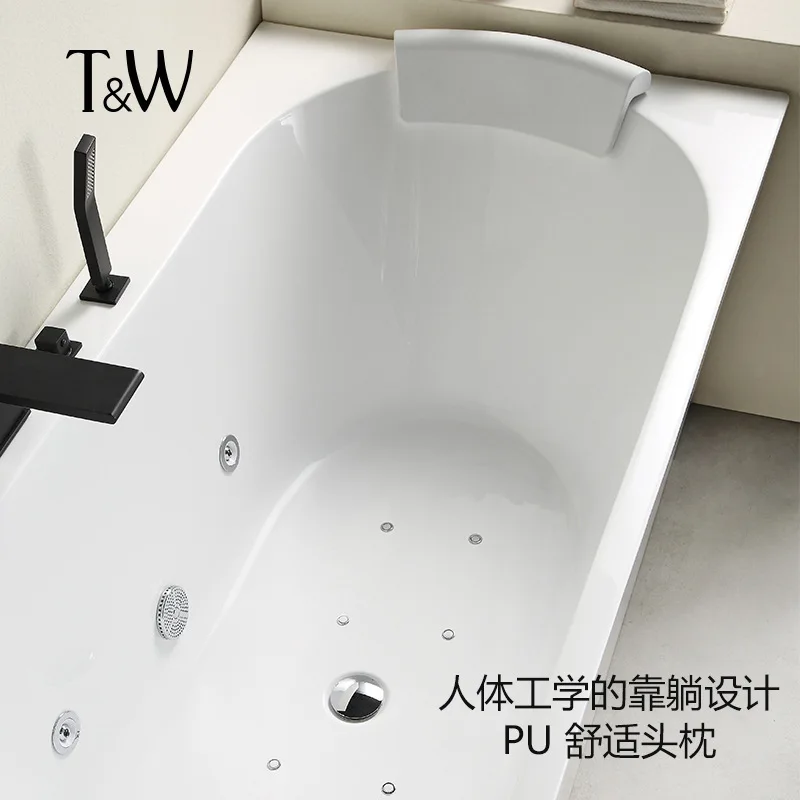 Akrilik Jacuzzi Independen Cerdas Suhu Konstan Pemanasan Berselancar Mandi Rok Kiri dan Kanan