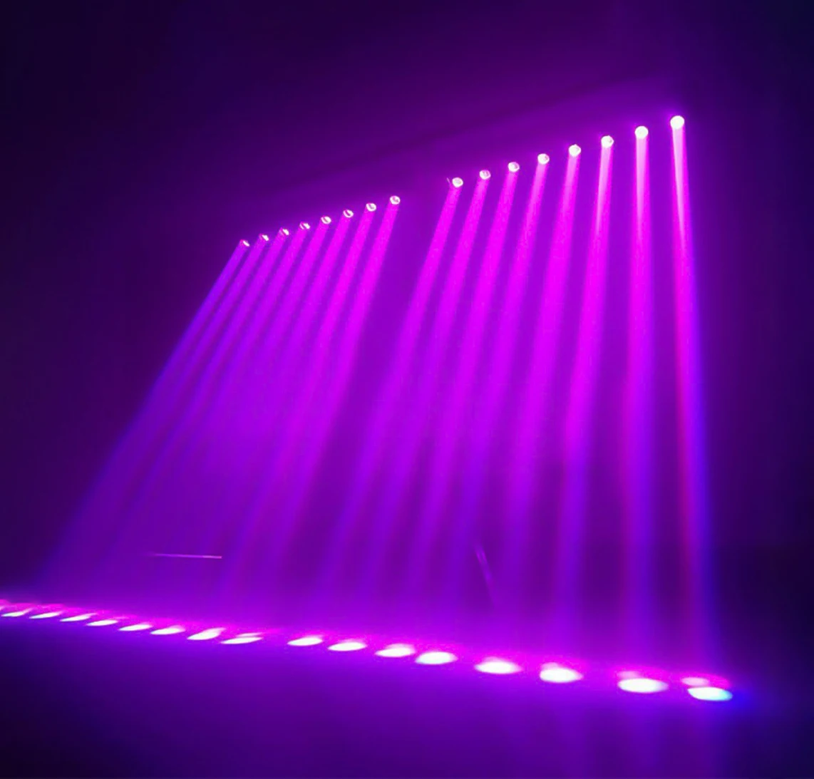 Imagem -03 - Led Feixe Movendo a Cabeça Luzes 8x1 15w Barra Controle Dmx Rgbw Multicolorido Luzes Efeito Luz para dj Disco Festa de Casamento Peças 8x15w