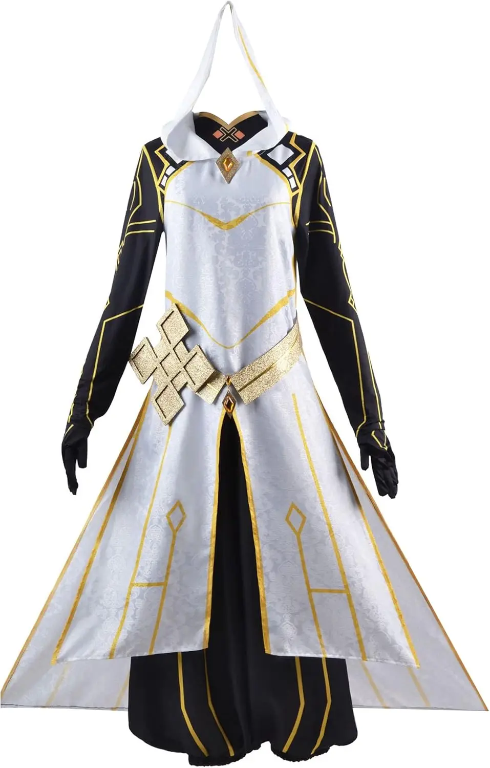 Anime Game Genshin Impact Liyue Zhongli Cosplay Costume Men Outfits Halloween Suit