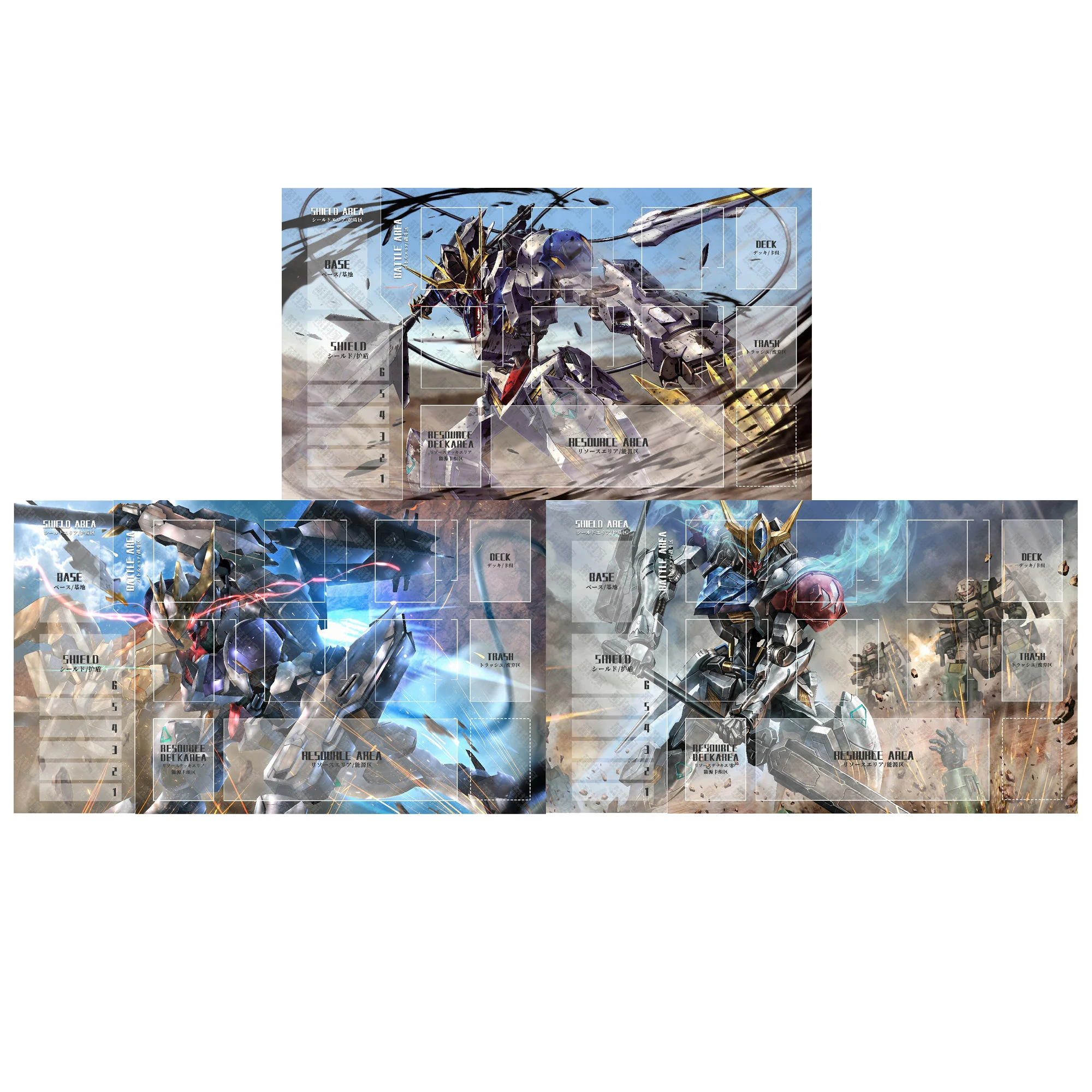 

600X350X2 мм Diy Gundamed Gcg Card Battle Mat Three Kingdoms Languages Gcg Single Player Настольная игра Карточная боевая карта Подарочные игрушки