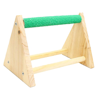 Wooden Pet Birds Parrots Perch Platform Tabletop Cage Grinding Playground Toys for Lovebirds Macaws Cockatoo Chicken Hens
