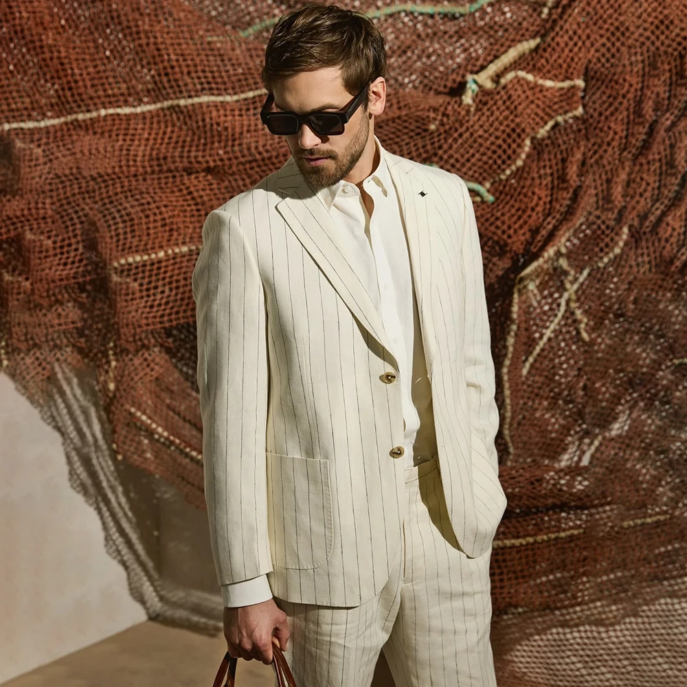 

Customzied Men's Suits for Wedding Formal Single Breasted Notch Lapel Slim Fit Blazer High Quality 2 Piece Jacket Pants Outfits