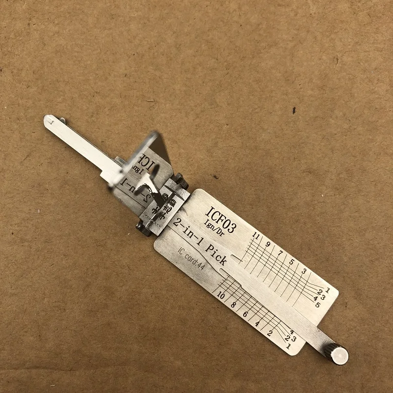 ICF03 LISHI  2in1 For Ford Escape Decoder Lock Pick tool Car Door Open tool  Locksmiths tool
