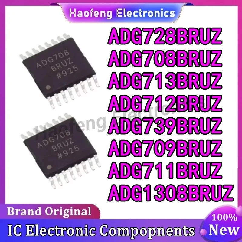 ADG708BRUZ ADG709BRUZ ADG711BRUZ ADG712BRUZ ADG713BRUZ ADG728BRUZ ADG739BRUZ ADG1308BRUZ ADG IC Chip TSSOP-16 in Stock