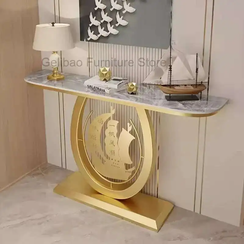 

Glamour Aesthetic Console Table Vintage Marble ‘luxury Beauty Console Table Minimalist Entryways Wohnzimmer Tisch Home Furniture