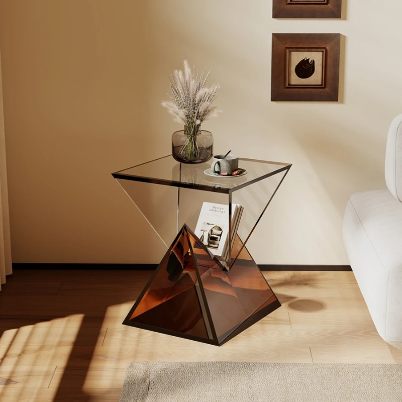 

A few minimalist edges a few sofas bedroom bedside table creative storage modern simplicity light luxury