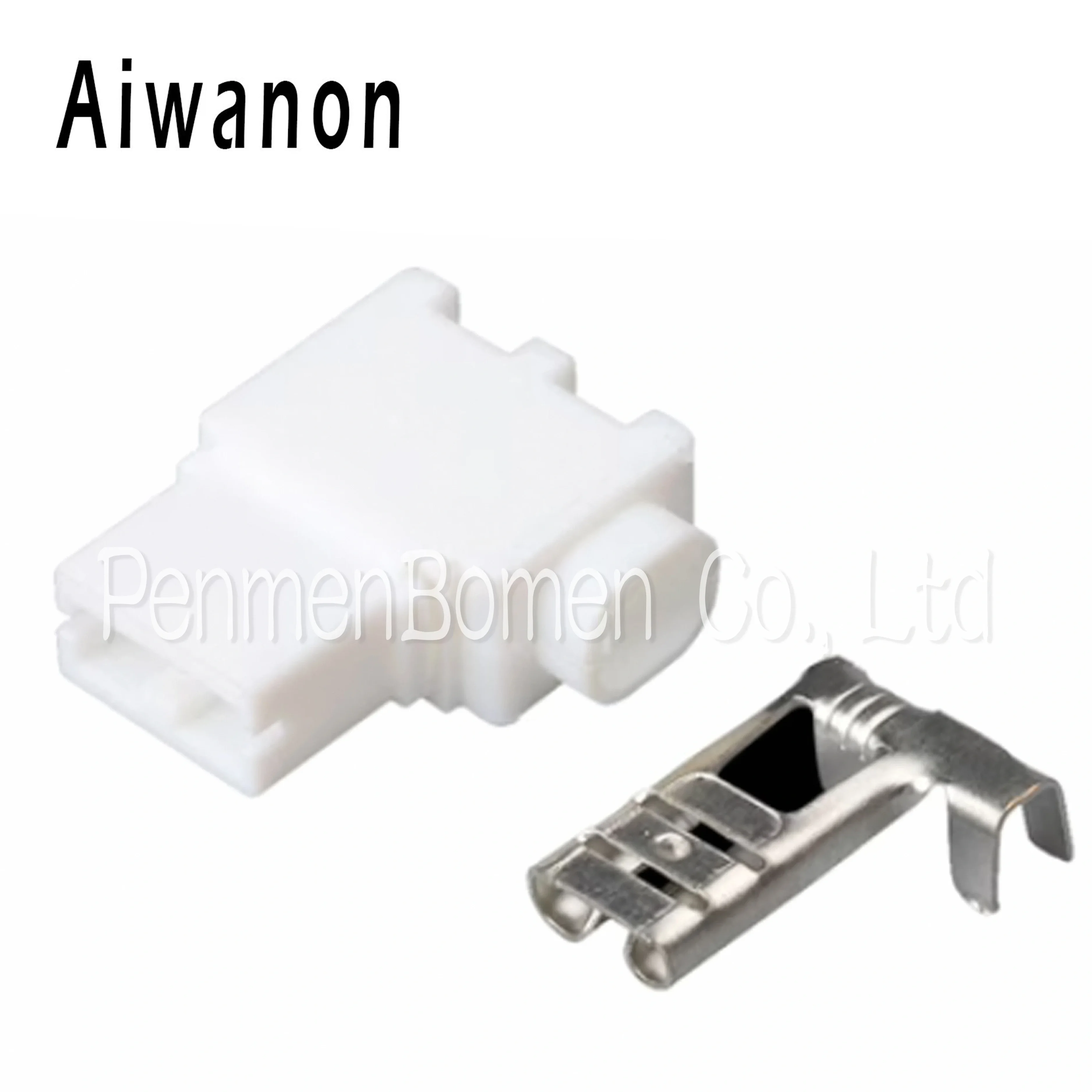 

1 Set 1 Pin 6.3mm 250 Flag Spring Nylon Hard Sheath Electrical Cable Connectors Female Male Wire Harness Plug 176497-1