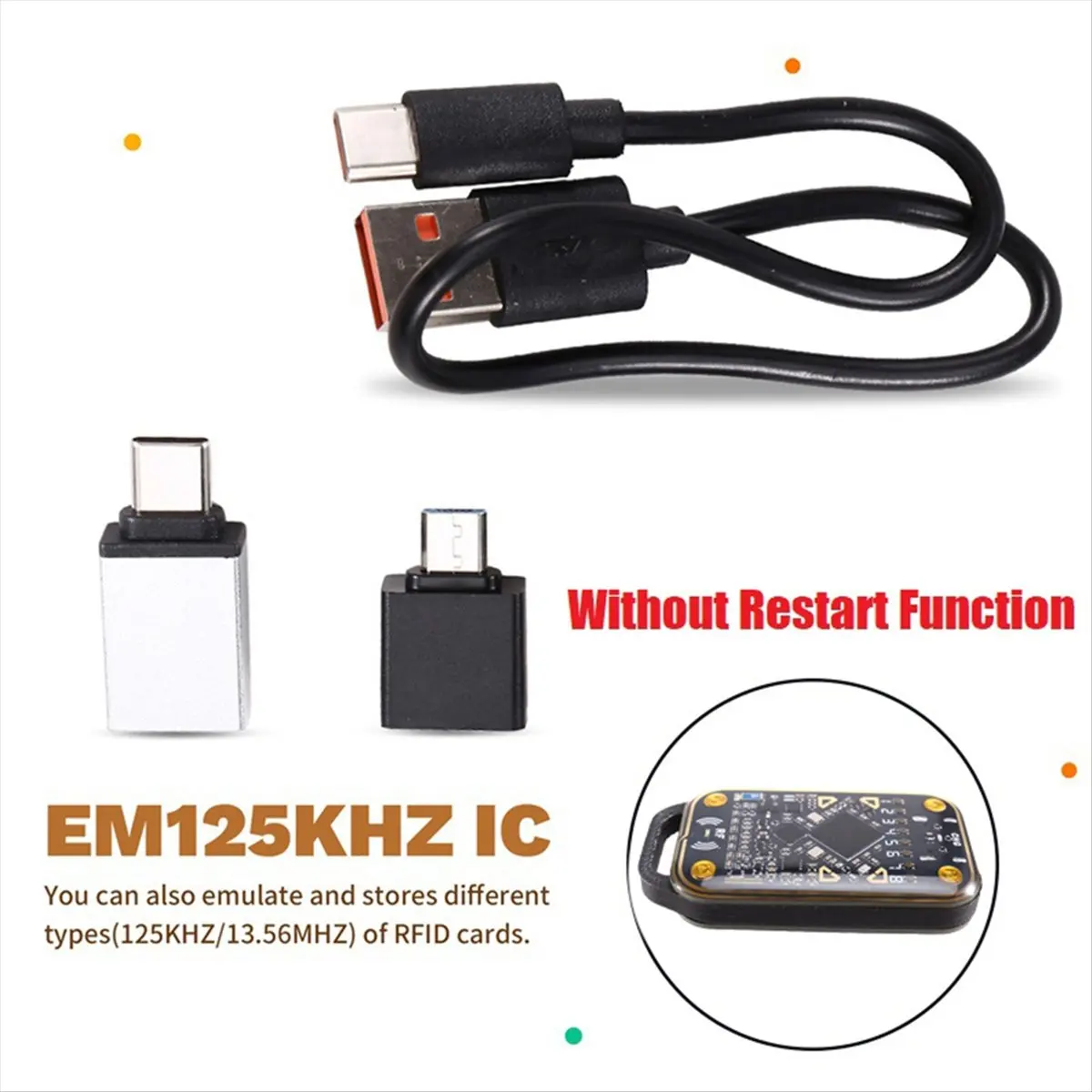 Goodprice Chameleon Ultra RFID Smart Chip Reader Smart Card Emulator NFC Duplicator+2XUID Card 125Khz 13.56Mhz ID IC Card Decode