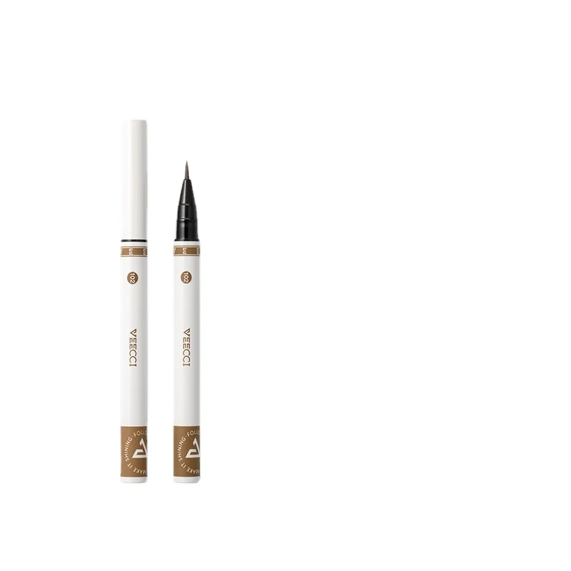 Hxl Liquid Water Eyebrow Pencil Durable Waterproof and Sweatproof Discoloration Resistant Crouching Silkworm Shadow