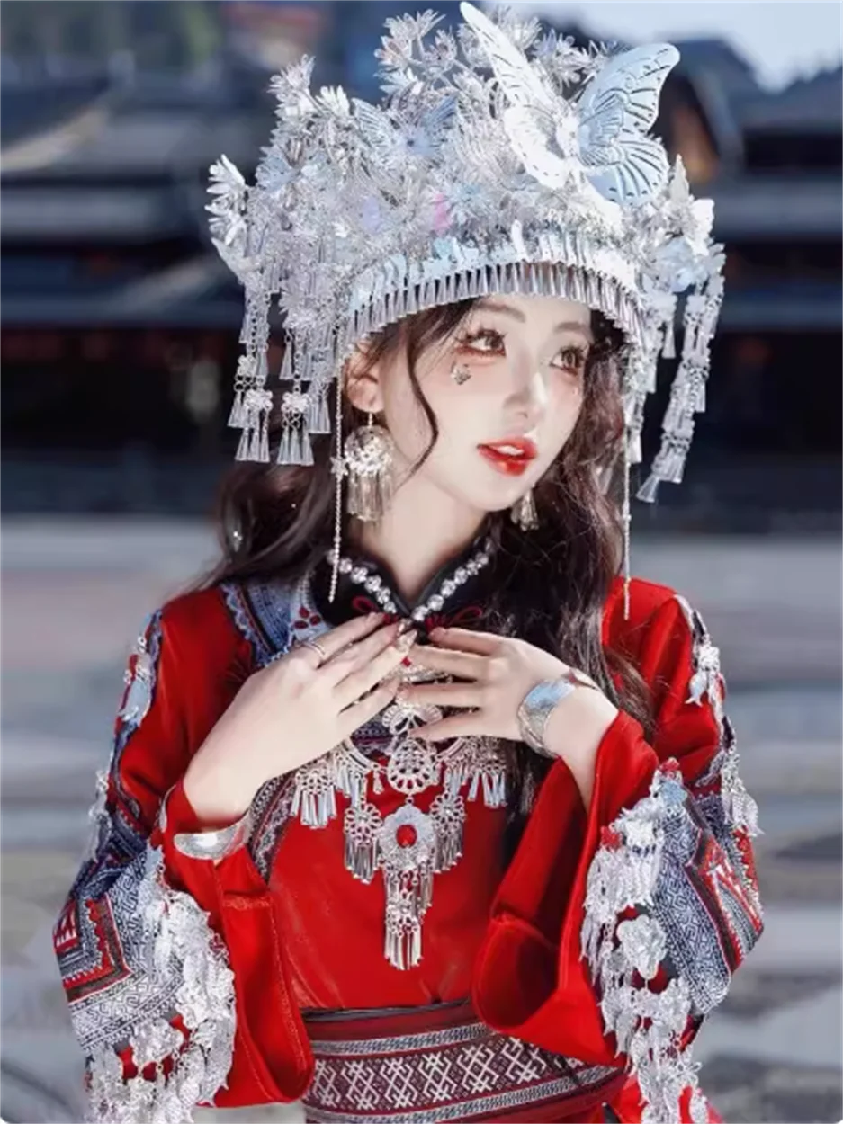 New Miao Ethnic Girls' Clothing from Miaojiang