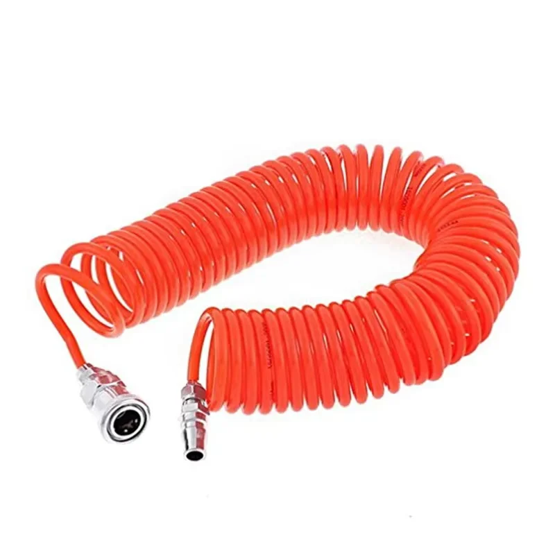 Manguera para Herramientas Neumáticas, Manguera Neumática Espiral, Manguera para Compresor de Aire, Manguera Neumática Larga, Diámetro Exterior de las Mangueras para Compresores de Aire