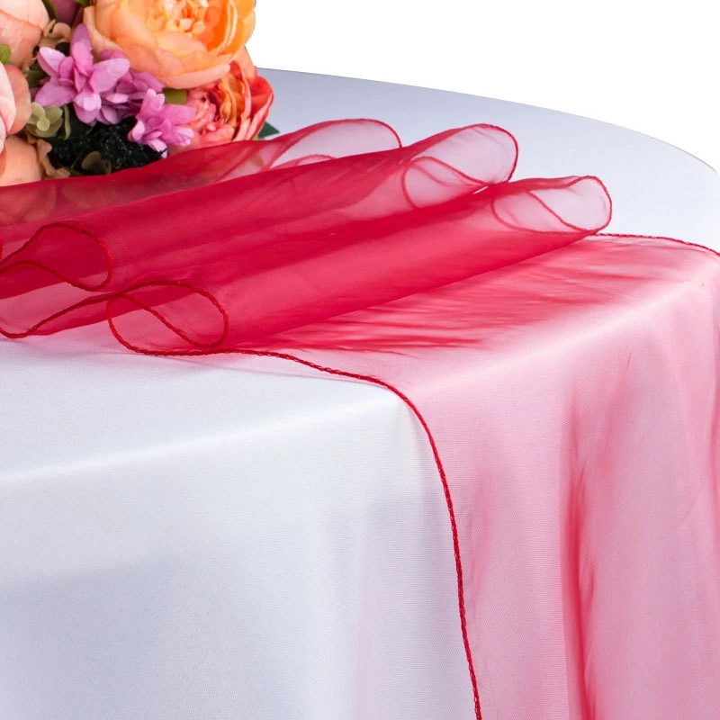 

50pcs 30 x 275cm Table Runners Table Decoration for Wedding Party Hotel Event Supplies