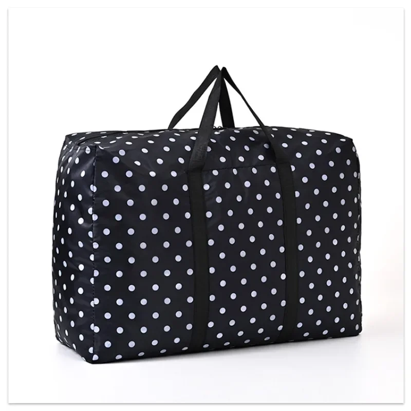 

Oxford Large Capacity Dot Travel Duffels Multiple Pockets Versatile Women's Bags on Sale 2025 Brand Vacation Simple Handbags