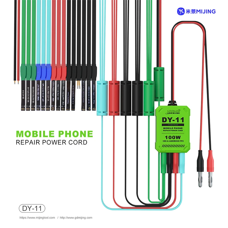 MiJing DY-11 Mobile Phones Repair Power Cable For Phone 8-15 Pro Max Android Phone Motherboard Testing Boot Cable Tool