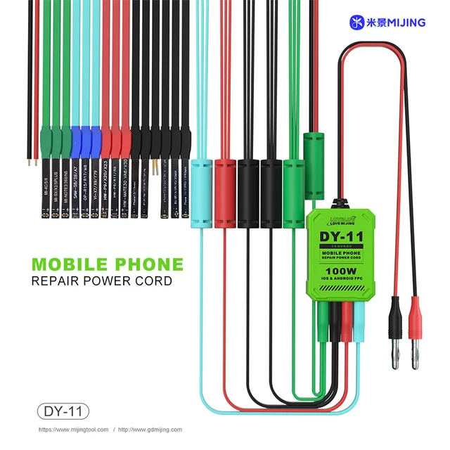 MiJing DY-11 naprawa telefonów komórkowych kabel zasilający do telefonu 8-16 Pro Max telefon z systemem Android testowanie płyty głównej narzędzie do kabla rozruchowego