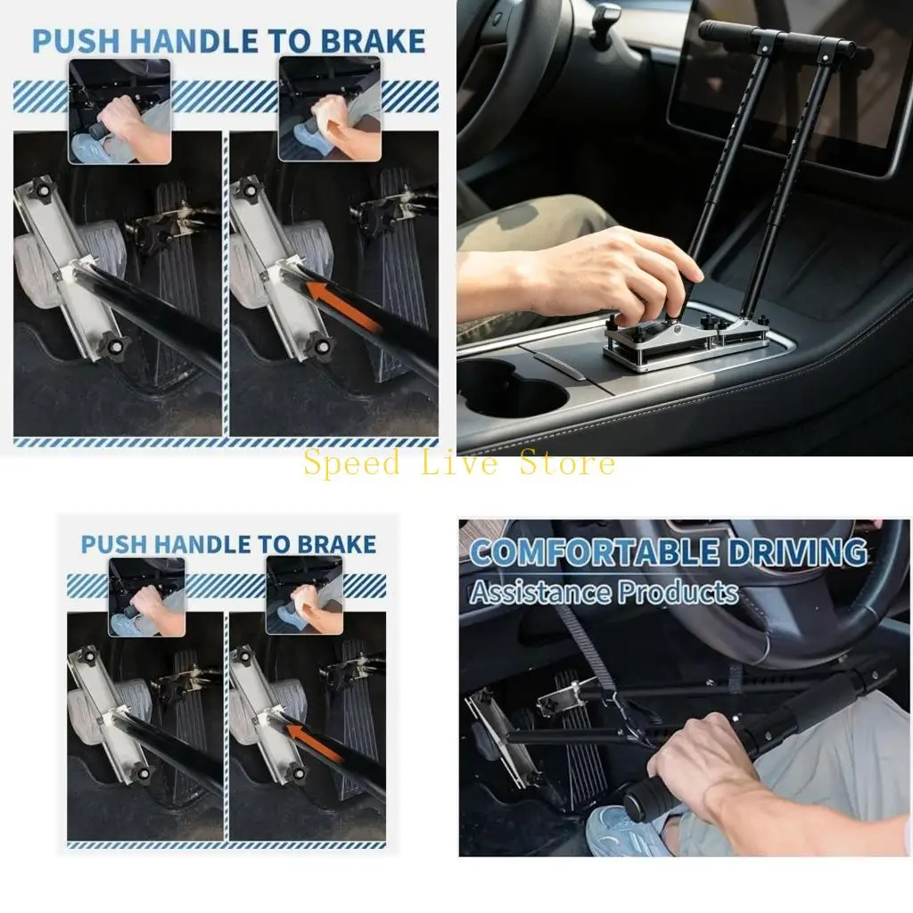 547C Vehicle Hand Operated System For Special Needs Individuals Allows Speed And Stop Functions Without Using Feet Conforms To