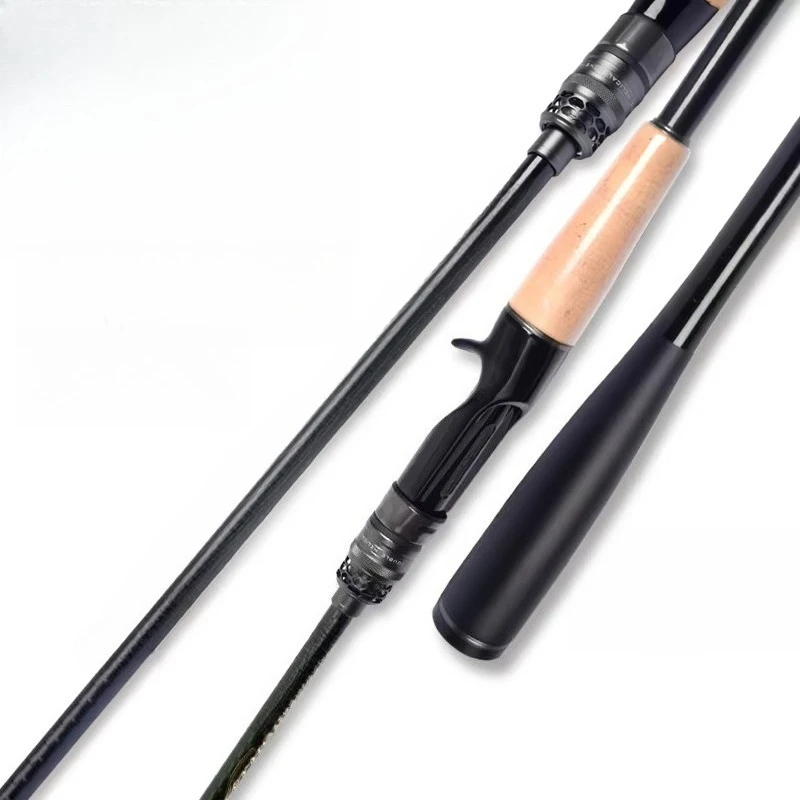 For C702MF Ultra Light Baitcasting Carbon Fiber Fishing Rod  for Carp & Snakehead-2-Piece Hard Power Design