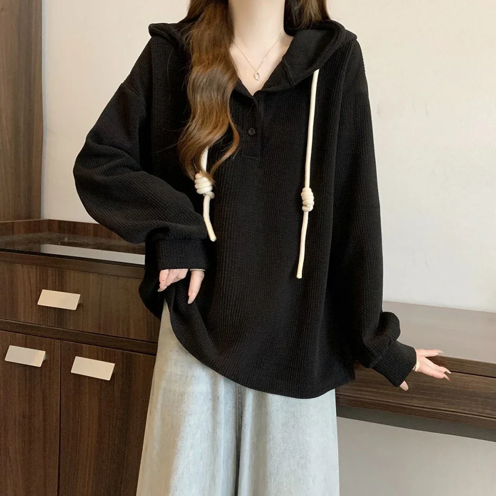 Striped Sweatshirt Women Hoodie Vacation Beach Polyester Fabric New Condition Medium Stretch Regular Length Solid Color Pattern