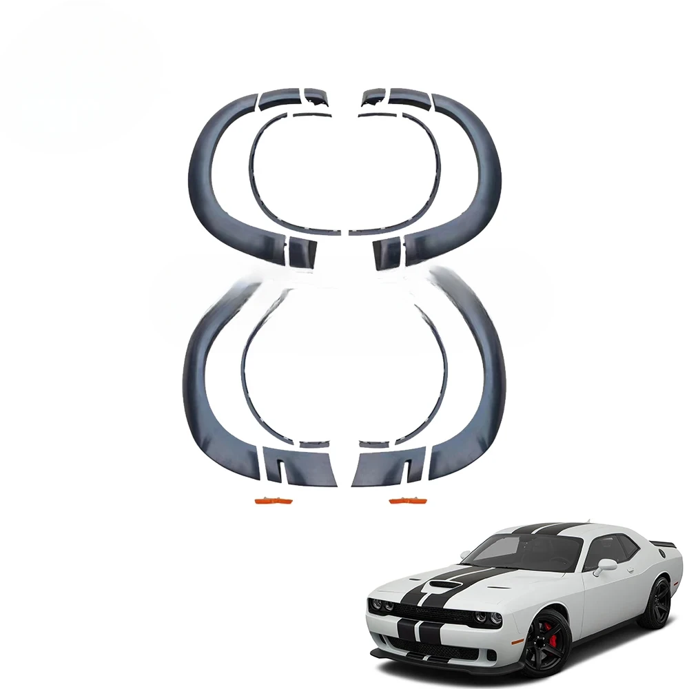 Wide Fender Flares For dodg CHALLENGER Original Front Bumper 2015+