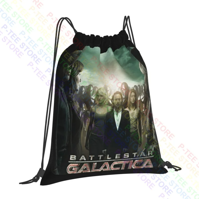 Battlestar Galactica Crossroads Drawstring Bags Gym Bag Cute Foldable Gymnast Bag School Sport Bag