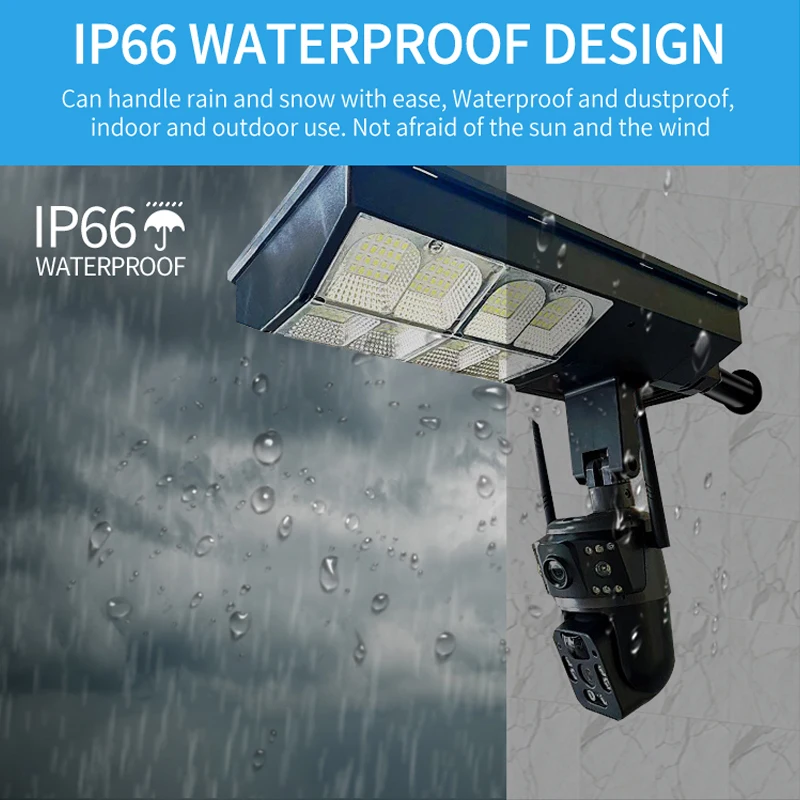 Wifi Solar Outdoor Camera Night Vision Weatherproof Cloud Data Storage Low Power Human Motion Tracking Two Way Talk Camera