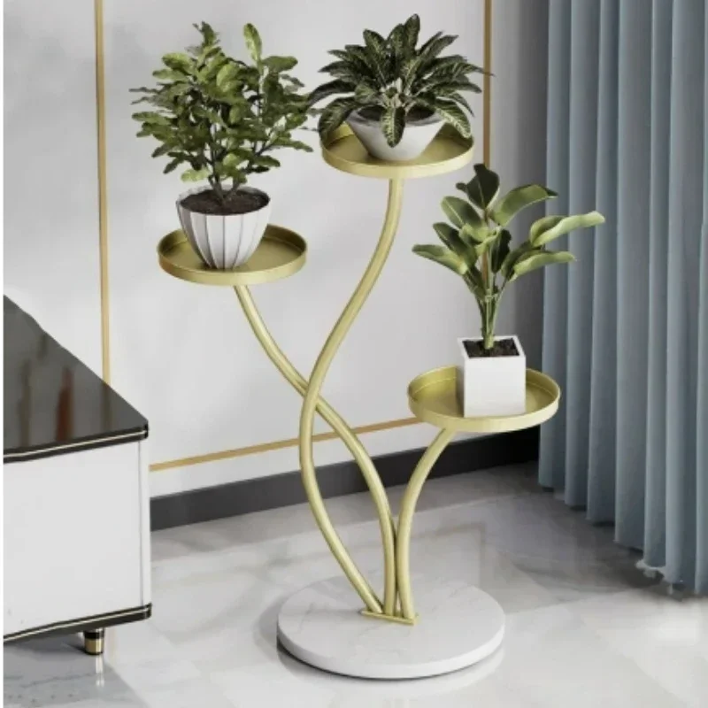 Metal Wedding Plant Stand Indoor Backdrop Nordic Party Plant Stand Flowers Art Modern Estantes Para Plantas Balcony Furniture