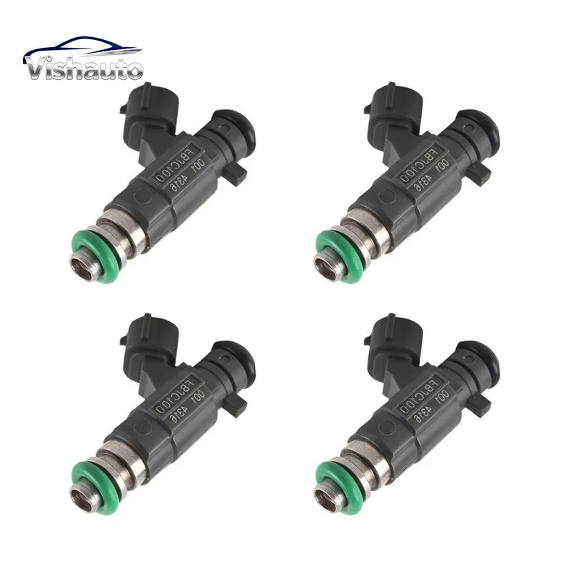 4 PCS Fuel Injector 16600-ED000 FBY1160 For Nissan Tiida Versa Note Cube Micra March HR16DE 1.6L 2005-2013