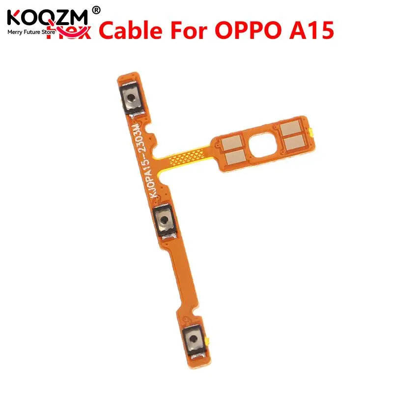 1pc Power ON OFF Mute Switch Control Key Volume Button Flex Cable For OPPO A15s / A15 Replacement Repair Parts