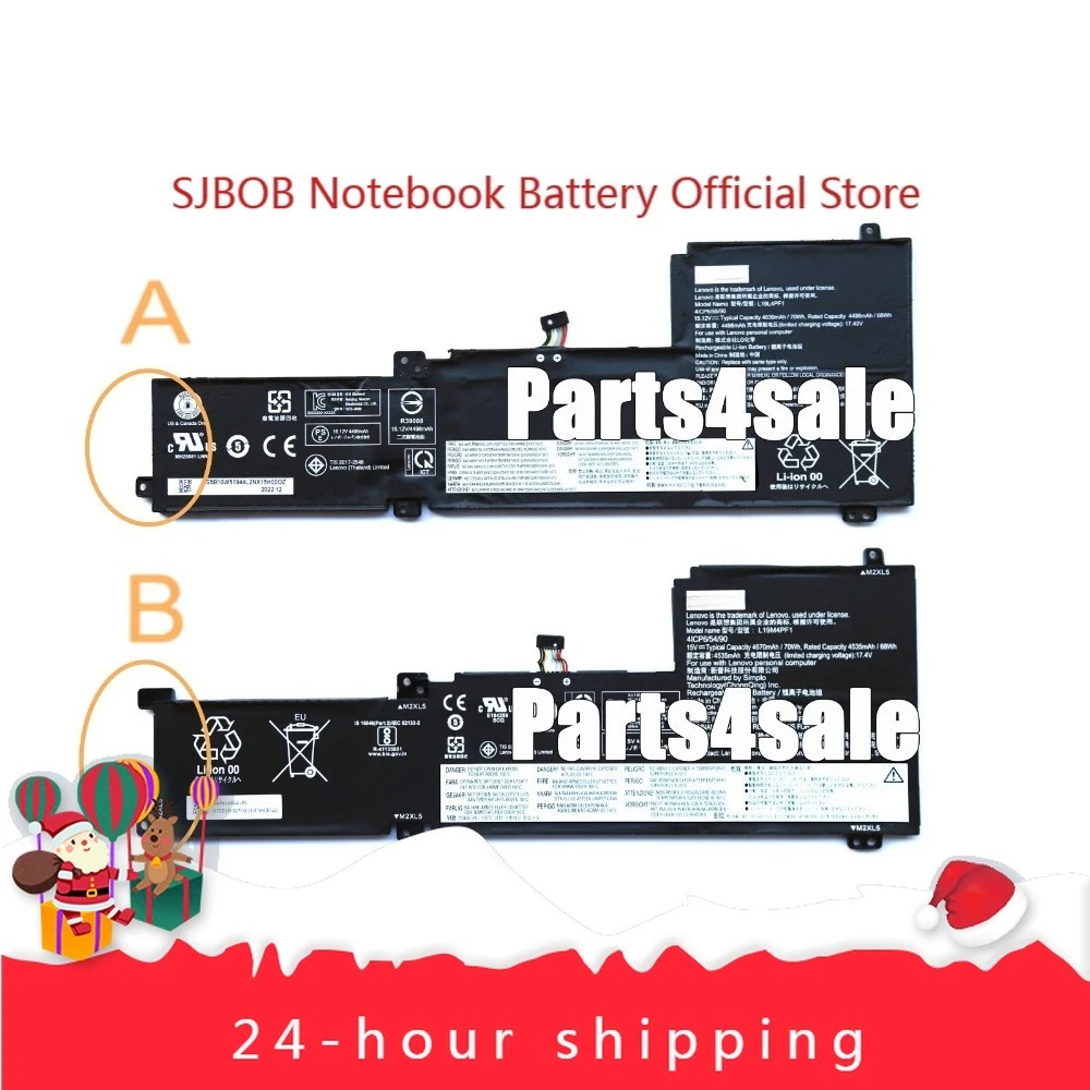 New L19C4PF1 L19M4PF1 L19L4PF1 Battery for Lenovo IdeaPad 5-15IIL05 laptop battery